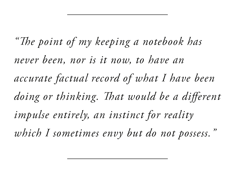 Joan didion on keeping a notebook analysis